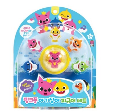 baby shark plastic figures